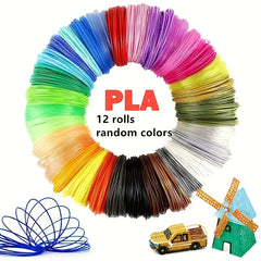PLA Filament for 3D Printing Pens and Printers, 1.75 mm Diameter