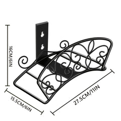 Metal Garden Hose Holder with Hose Reel and Detachable Design