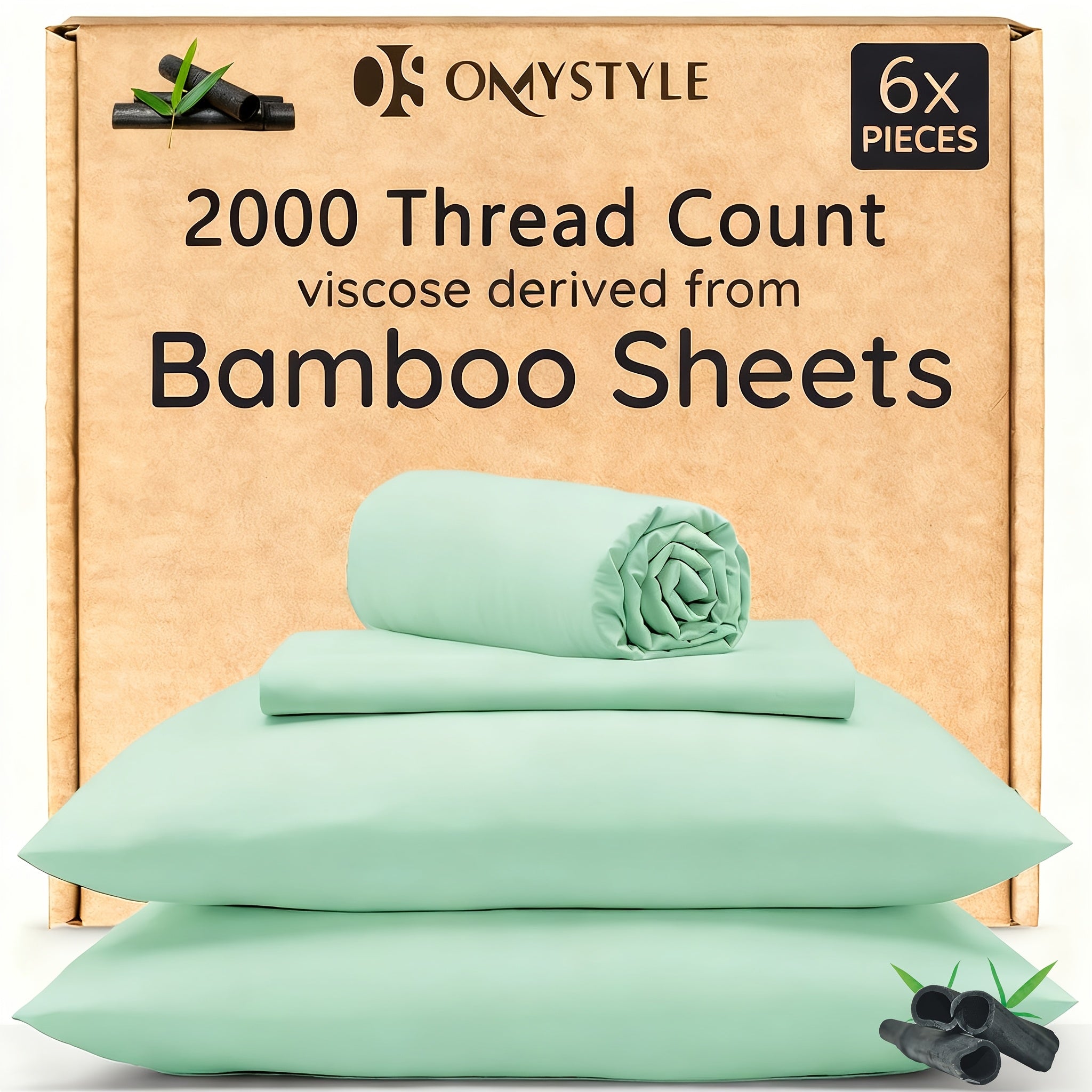 Bamboo Cooling Bedding Set Breathable And Silky Fit For Hot Sleepers And