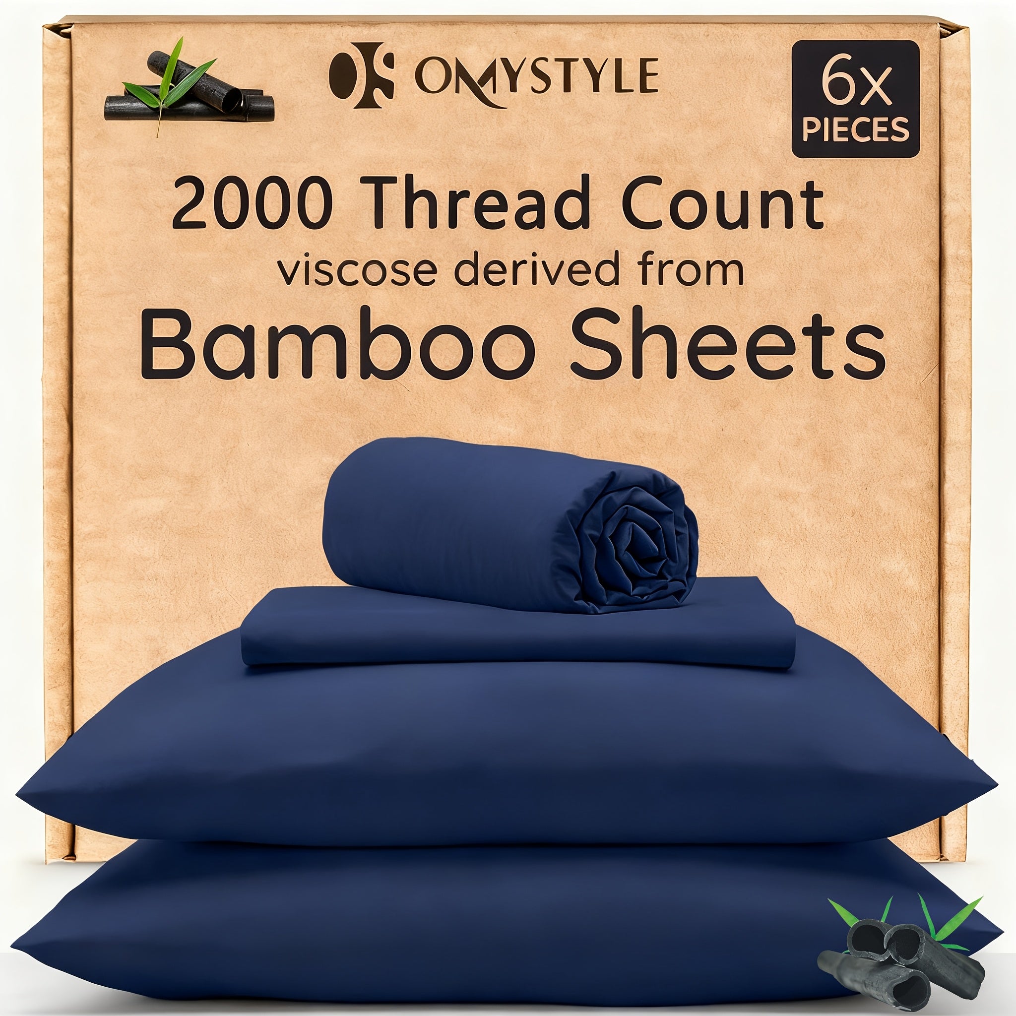 Bamboo Cooling Bedding Set Breathable And Silky Fit For Hot Sleepers And