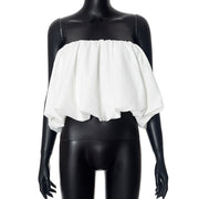 Versatile Streetwear 2-in-1 Tube Top Skirt