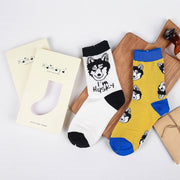 Fun Cartoon Socks for Men & Women - Neutral Cotton