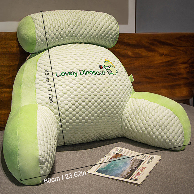 Cute Bear Design Lumbar Support Pillow Machine Washable 100% Polypropylene Filled Ergonomic