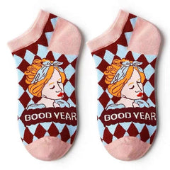 Cute Cartoon Cat Socks for Women