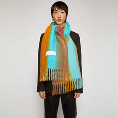 Warm Gradient Shawl