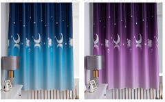 Simple and Modern Rural Home Bedroom Shading Printed Curtain Fabric