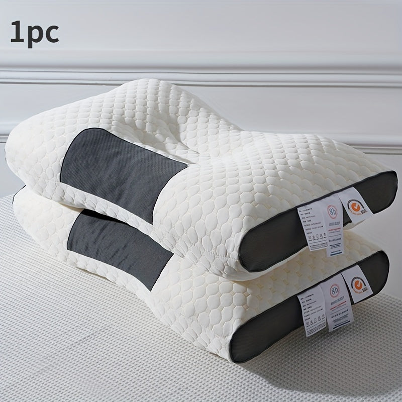 Honeycomb & Waffle Texture Sleep Massage Pillow Core Breathable Moisture Wicking 100%