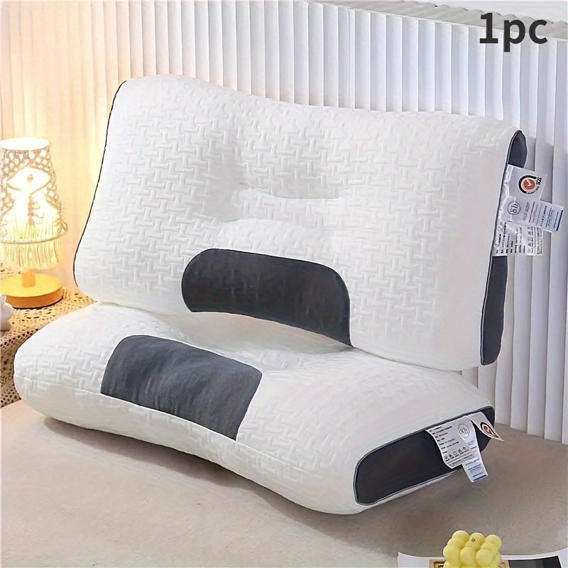 Honeycomb & Waffle Texture Sleep Massage Pillow Core Breathable Moisture Wicking 100%