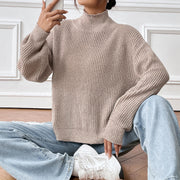 Half Turtleneck Autumn and Winter Undershirt Sweater Pullover