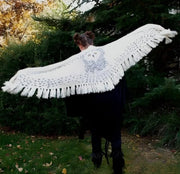 Stay Warm & Stylish Knitted Wool Shawl