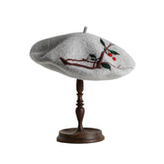 Women's Wool Beret Creative Pattern Hat