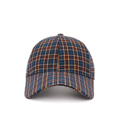 Multi-Color Checked Baseball Cap, Classic & Versatile, Adjustable Beanie Hat