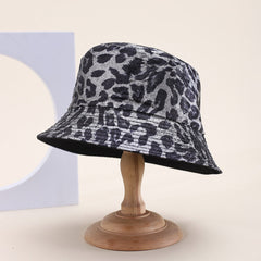 Leopard Print Wide-brimmed Fashion Hat for Women