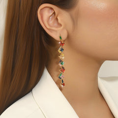 Flashy Long Earrings