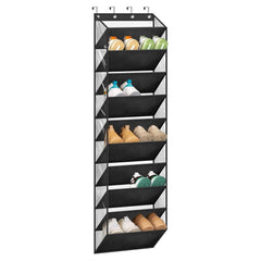 10-Compartment Door Shoe Organizer for Space-Saving Storage