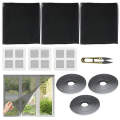 Complete Fly Screen Set - 3 Pack with Repair Patches & Party Accessories