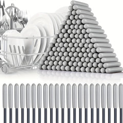 Dishwasher Rack Repair Kit – 100 PVC Tine End Caps, Rust‑Resistant Snap‑Fit Replacement Parts