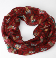 Owl Print Scarf Wrap