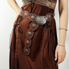 Retro Buckle Women's Belt