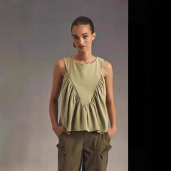 Solid Color Vest for Women - Simple Pullover Top