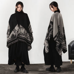 Soft Cashmere Split Cloak for Men & Women