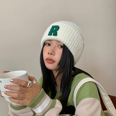 Winter Acrylic Woolen Cap with Big Letters