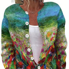 Custom Photo Print Long-Sleeve Women's Top