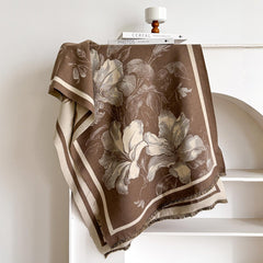 Elegant Faux Cashmere Neck Warmer Shawl