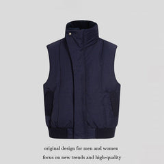 Retro Solid-color Cotton Vest for Men