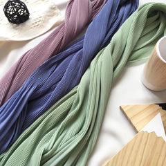 Pleated Skirt & Headscarf