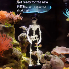 3D Aquarium Dancing Skeleton Ornament