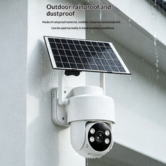 Wireless Solar-Powered Outdoor Surveillance Camera