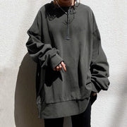 Women's Cozy Round Neck Loose Pullover Sweater