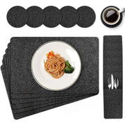 Complete 3-in-1 Felt Dining Set for Table Protection