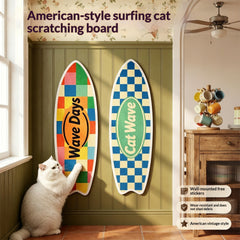 Cat Scratching Post with Felt Pads - Durable Rectangular Design