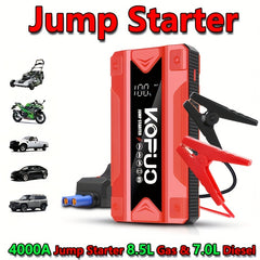 Portable car jump starter and power bank