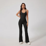 Tight Yoga Hip Lifting Sport Fitness Jumpsuit