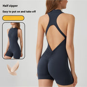 European And American Sports Yoga Hip-lifting Jumpsuit