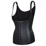 Latex Corset Waist Trainer for Women, Black, Skin Tone, Adjustable Rubber Corset for Hourglass Figure, Body Shaping and Support