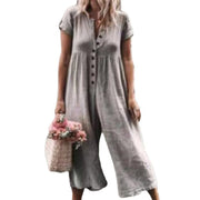 Women's Casual Color-Block Jumpsuit