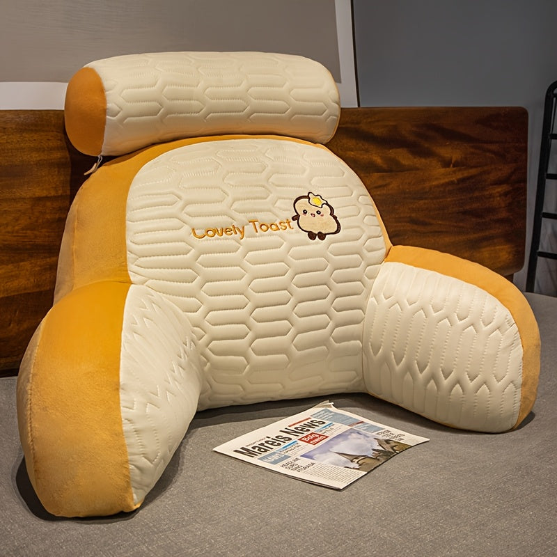 Soft & Washable Modern Reading Pillow | Ergonomic Neck Back & Arm