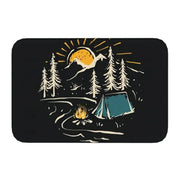 River Scenery Flocked Floor Mat Ground Protection Mat