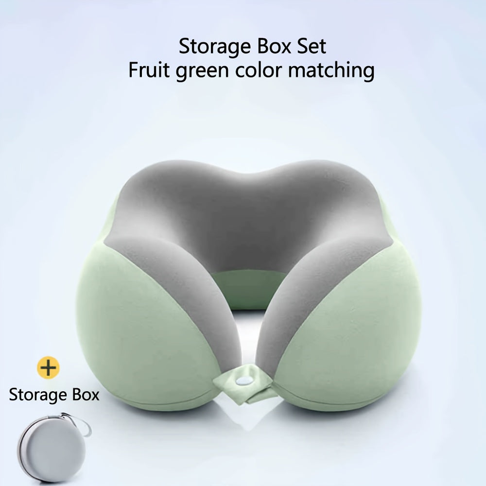 Ergonomic U Shaped Neck Pillow With Storage Bag – Comfortable Headrest For