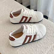 Women's German Trainer Sneakers with Buckle Strap & Comfortable Fit