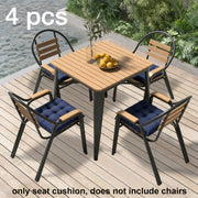 Set of 4 patio furniture seat cushions for indoor and outdoor use