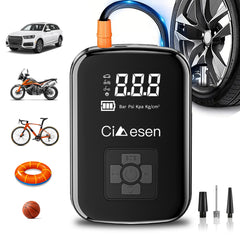 Portable digital tire inflator