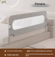 Safe Baby Bed Rail Guard - Adjustable Foldable Barrier