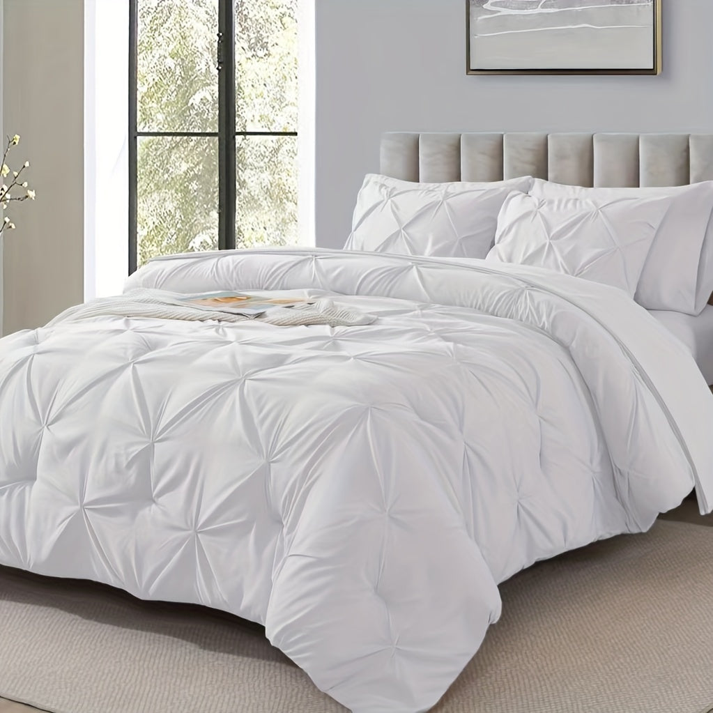 Cosybay Comforter Set Luxury Soft Fluffy Bedding With Comforter Fitted Sheet Flat