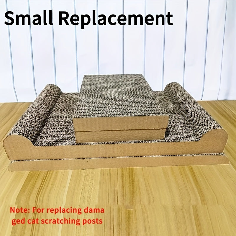 Two-in-one nest Indoor Cat House with Scratching Board, Sturdy Structure for Rest and Play | Protects Sofas & Furniture from Damage - Easy Assembly Multi-Level Design Hammock,