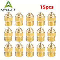 5‑Piece Brass Hotend Nozzle Set – 0.2 mm to 1.0 mm for Creality CR‑6 SE, Ender‑3 & Ender‑5